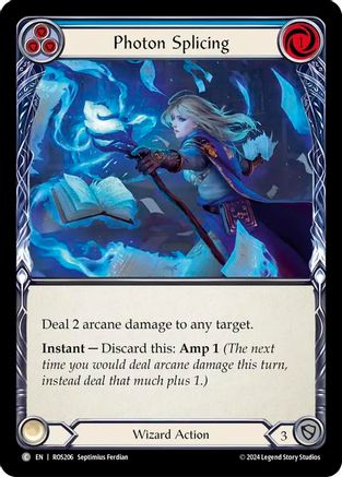 Photon Splicing (Blue) (ROS206) [Rosetta] Rainbow Foil - Deck Out Gaming