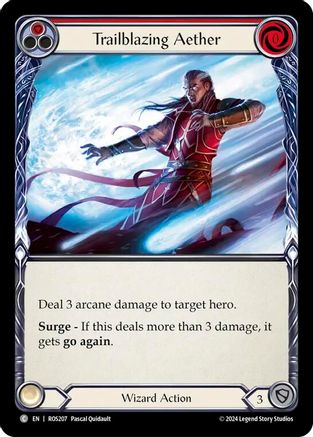 Trailblazing Aether (Red) (ROS207) [Rosetta] - Deck Out Gaming