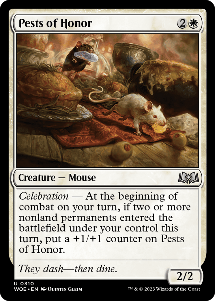 Pests of Honor (310) [Wilds of Eldraine] foil - Deck Out Gaming
