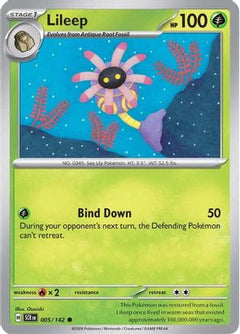 Lileep - 005/142 (5) [SV07: Stellar Crown] - Deck Out Gaming