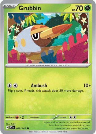 Grubbin (9) [SV07: Stellar Crown] Reverse Holofoil - Deck Out Gaming