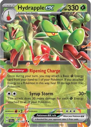 Hydrapple ex - 014/142 (14) [SV07: Stellar Crown] Holofoil - Deck Out Gaming