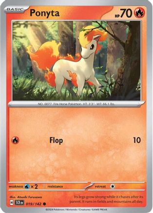 Ponyta (19) [SV07: Stellar Crown] Reverse Holofoil - Deck Out Gaming