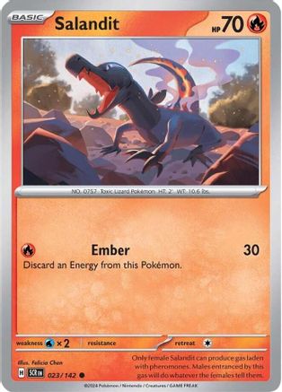 Salandit (23) [SV07: Stellar Crown] - Deck Out Gaming