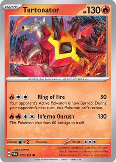 Turtonator - 025/142 (25) [SV07: Stellar Crown] Reverse Holofoil - Deck Out Gaming