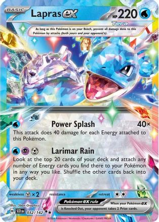 Lapras ex - 032/142 (32) [SV07: Stellar Crown] Holofoil - Deck Out Gaming