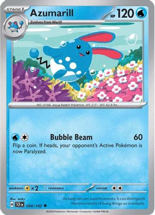 Azumarill (34) [SV07: Stellar Crown]