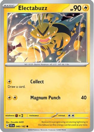 Electabuzz (46) [SV07: Stellar Crown] Reverse Holofoil - Deck Out Gaming