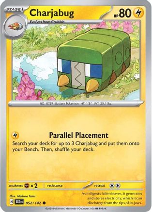 Charjabug (52) [SV07: Stellar Crown] Reverse Holofoil - Deck Out Gaming