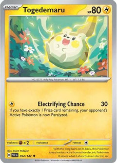 Togedemaru (54) [SV07: Stellar Crown] Reverse Holofoil - Deck Out Gaming