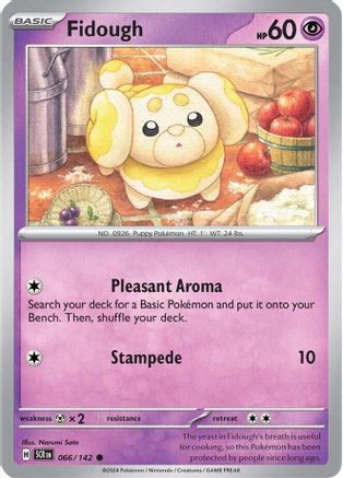 Fidough (66) [SV07: Stellar Crown] Reverse Holofoil - Deck Out Gaming