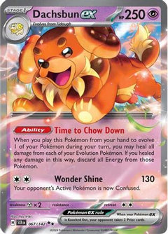 Dachsbun ex - 067/142 (67) [SV07: Stellar Crown] Holofoil - Deck Out Gaming