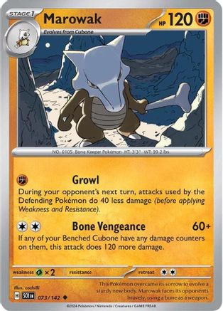 Marowak (73) [SV07: Stellar Crown] - Deck Out Gaming