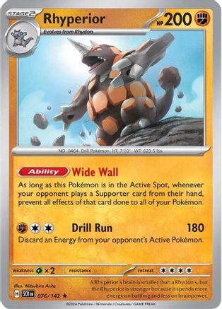Rhyperior (76) [SV07: Stellar Crown] Holofoil - Deck Out Gaming