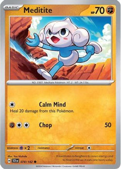 Meditite - 078/142 (78) [SV07: Stellar Crown] Reverse Holofoil - Deck Out Gaming