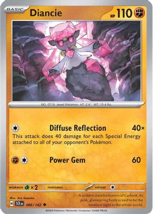 Diancie (86) [SV07: Stellar Crown] Reverse Holofoil - Deck Out Gaming