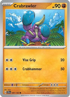 Crabrawler (87) [SV07: Stellar Crown] Reverse Holofoil - Deck Out Gaming