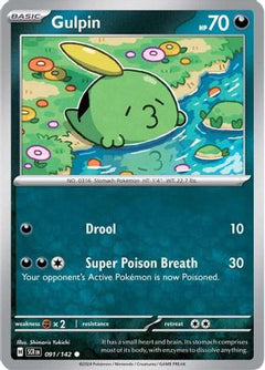Gulpin - 091/142 (91) [SV07: Stellar Crown] Reverse Holofoil - Deck Out Gaming