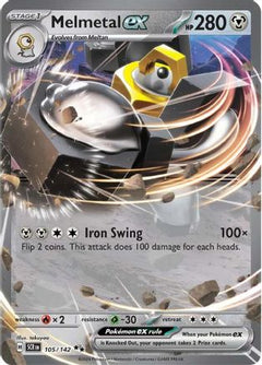Melmetal ex (105) [SV07: Stellar Crown] Holofoil - Deck Out Gaming