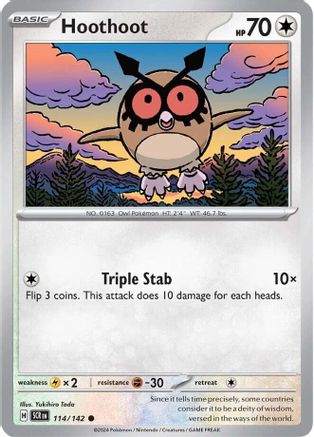 Hoothoot (114) [SV07: Stellar Crown] - Deck Out Gaming