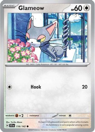 Glameow (116) [SV07: Stellar Crown] Reverse Holofoil