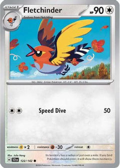 Fletchinder (122) [SV07: Stellar Crown] Reverse Holofoil - Deck Out Gaming