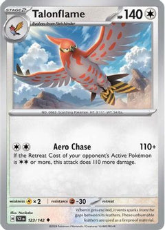 Talonflame (123) [SV07: Stellar Crown] Reverse Holofoil - Deck Out Gaming