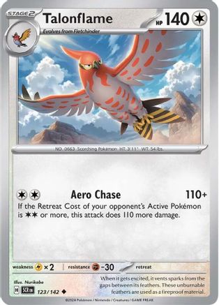 Talonflame (123) [SV07: Stellar Crown] Reverse Holofoil - Deck Out Gaming