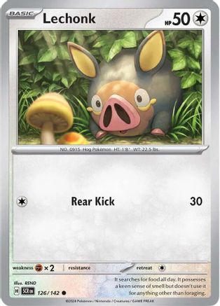 Lechonk (126) [SV07: Stellar Crown] Reverse Holofoil - Deck Out Gaming