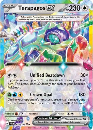Terapagos ex - 128/142 (128) [SV07: Stellar Crown] Holofoil - Deck Out Gaming