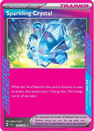 Sparkling Crystal (142) [SV07: Stellar Crown] Holofoil - Deck Out Gaming