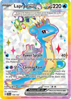 Lapras ex - 158/142 (158) [SV07: Stellar Crown] Holofoil - Deck Out Gaming