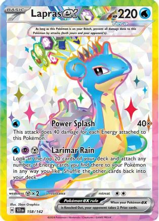 Lapras ex - 158/142 (158) [SV07: Stellar Crown] Holofoil - Deck Out Gaming