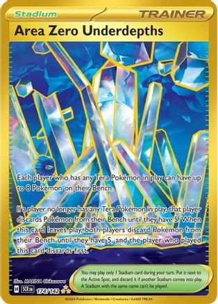 Area Zero Underdepths - 174/142 (174) [SV07: Stellar Crown] Holofoil - Deck Out Gaming