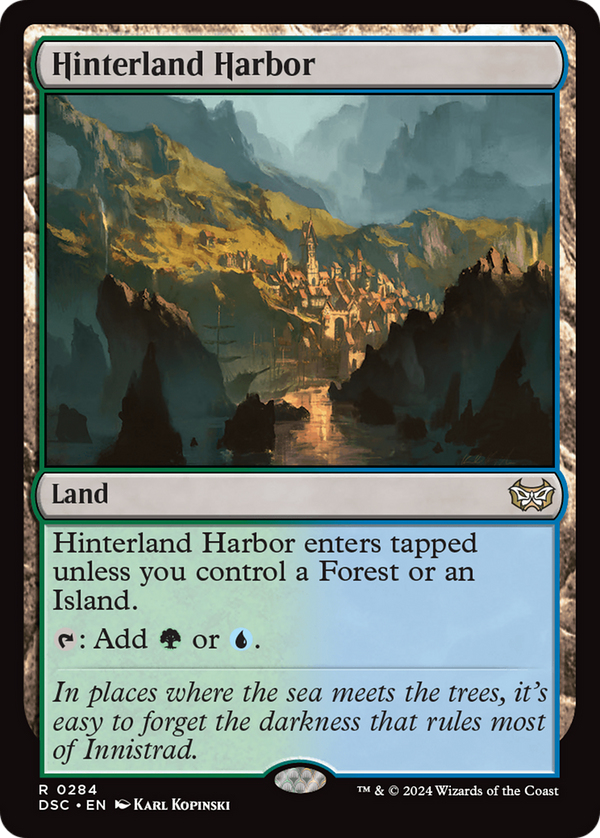 Hinterland Harbor (284) [Duskmourn: House of Horror Commander] - Deck Out Gaming