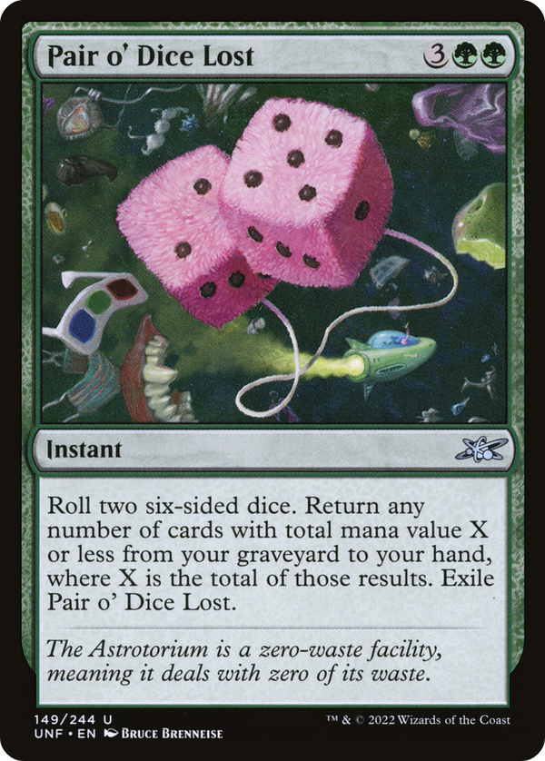 Pair o' Dice Lost (149) [Unfinity] - Deck Out Gaming