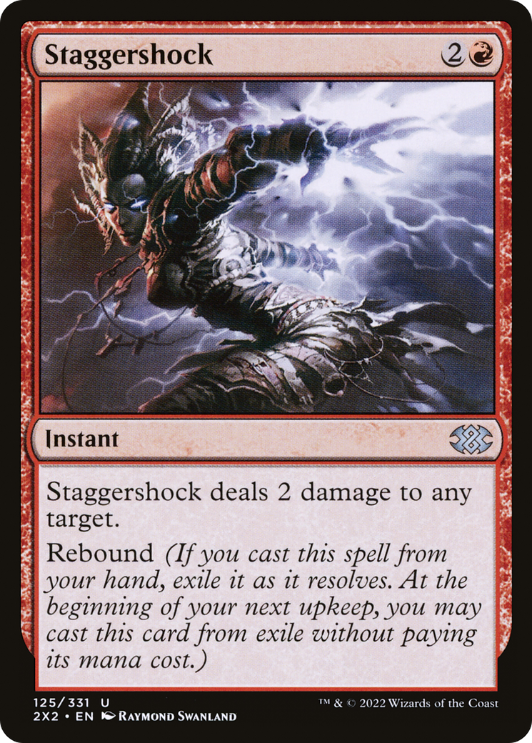 Staggershock (125) [Double Masters 2022] foil - Deck Out Gaming