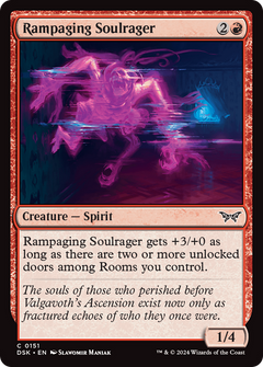 Rampaging Soulrager (151) [Duskmourn: House of Horror] - Deck Out Gaming