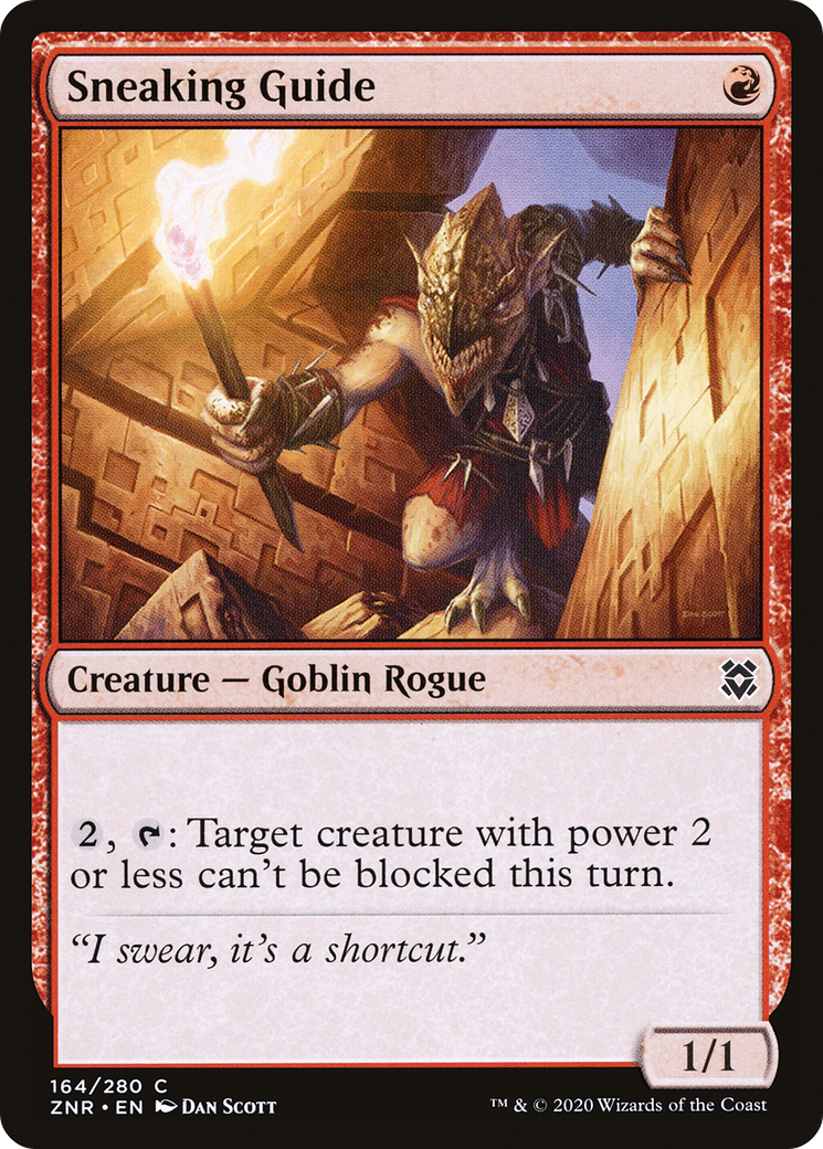 Sneaking Guide (164) [Zendikar Rising] - Deck Out Gaming