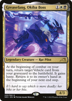 Greasefang, Okiba Boss (220) [Kamigawa: Neon Dynasty] - Deck Out Gaming