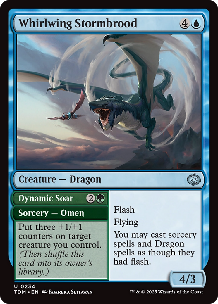 Whirlwing Stormbrood (234) [Tarkir: Dragonstorm] foil - Deck Out Gaming