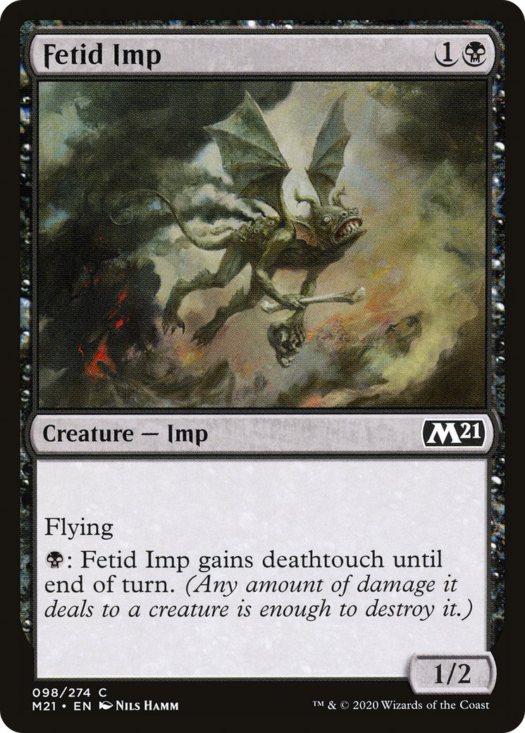 Fetid Imp (98) [Core Set 2021] foil - Deck Out Gaming