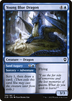 Young Blue Dragon (106) [Commander Legends: Battle for Baldur's Gate] foil - Deck Out Gaming