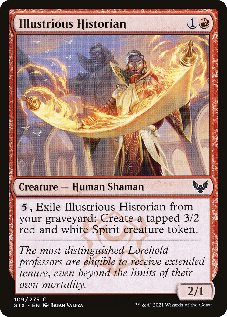 Illustrious Historian (109) [Strixhaven: School of Mages] foil - Deck Out Gaming