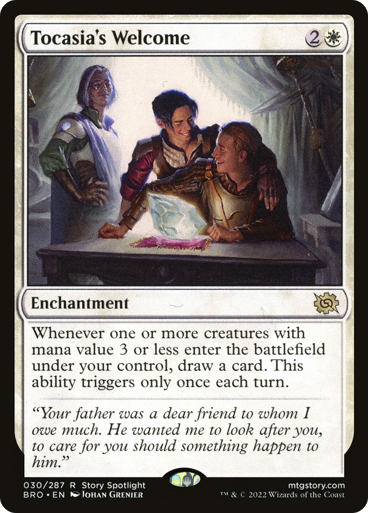 Tocasia's Welcome (30) [The Brothers' War] foil - Deck Out Gaming