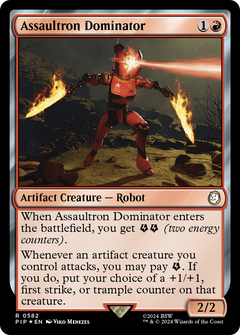 Assaultron Dominator (Surge Foil) (582) [Fallout] foil - Deck Out Gaming