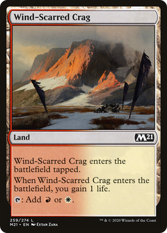 Wind-Scarred Crag (259) [Core Set 2021] - Deck Out Gaming