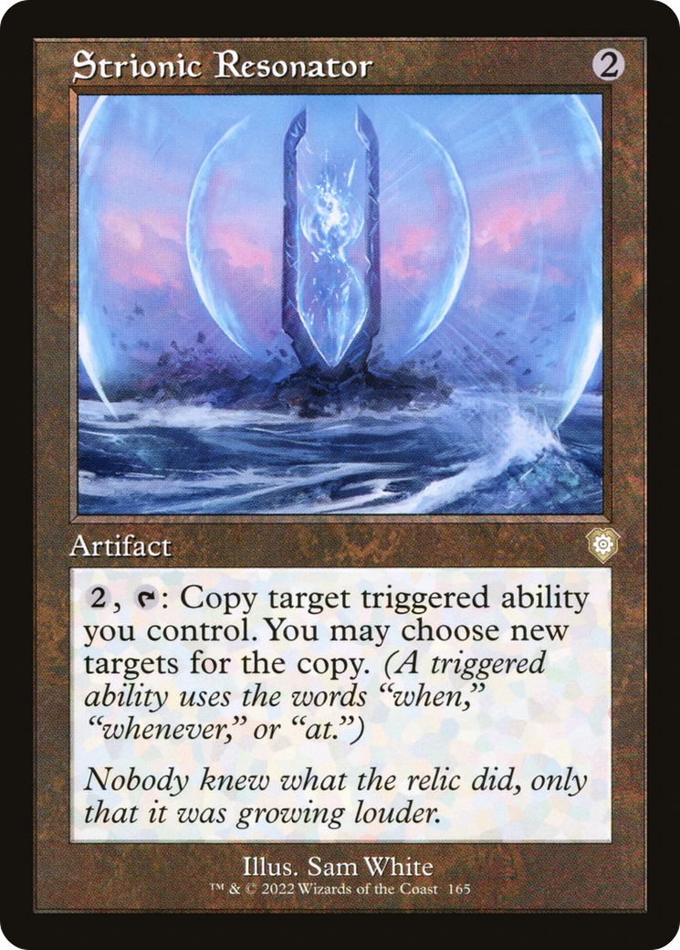 Strionic Resonator (Retro Frame) (165) [Commander: The Brothers' War] - Deck Out Gaming