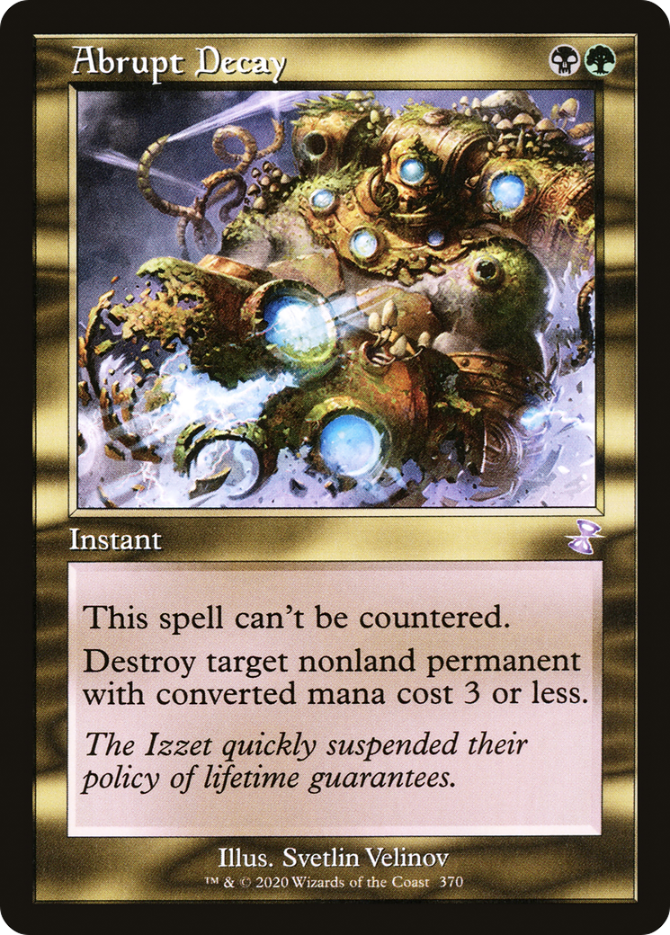 Abrupt Decay (370) [Time Spiral Remastered] - Deck Out Gaming