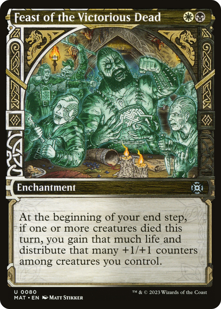 Feast of the Victorious Dead (Showcase) (80) [March of the Machine: The Aftermath] foil - Deck Out Gaming